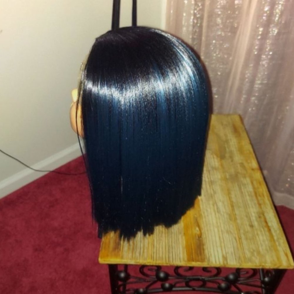 Blue Wig